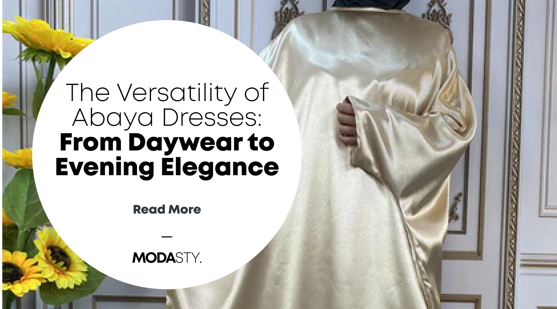 Women's abaya evening gown