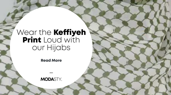 Wear the Keffiyeh Print Loud with our Hijabs