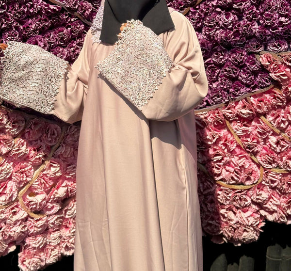 Adara flower embellished abaya MADE IN UAE