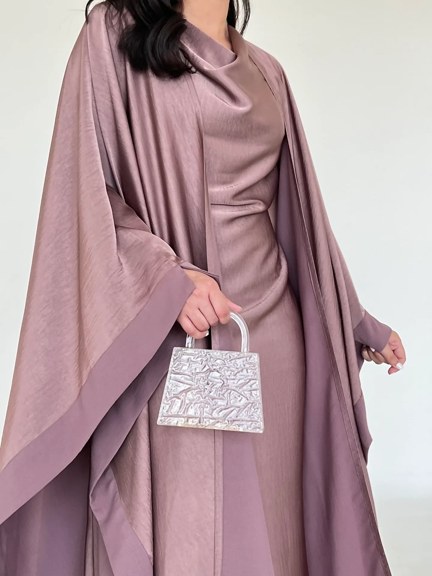 Samaa Abaya Set - Butter Yellow