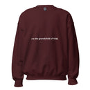 "i'm the grandchild of 1948." Printed Unisex Sweatshirt