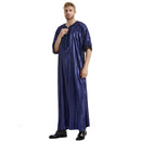 Couple Matching Outfit - Navy Blue Satin