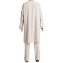 Mens Classic Embroidered Two Piece Kurta Qamis Set