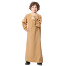 Boys Classic Zipper Embroidered Thobe