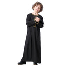 Boys Classic Zipper Embroidered Thobe