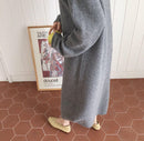 Robe pull oversize en maille