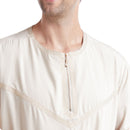 Mens Classic Embroidered Two Piece Kurta Qamis Set
