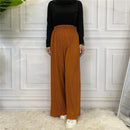 Pantalon large plissé