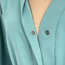 Embroidered Vine Clasp Front Abaya