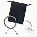 Bracelet Tasbih Evolve pour homme avec 33 perles en pierre de labradorite mate