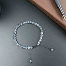 Bracelet Tasbih Evolve pour homme avec 33 perles en pierre de labradorite mate