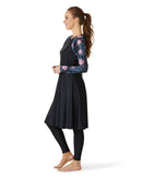 Leaf swim dress SPF50+