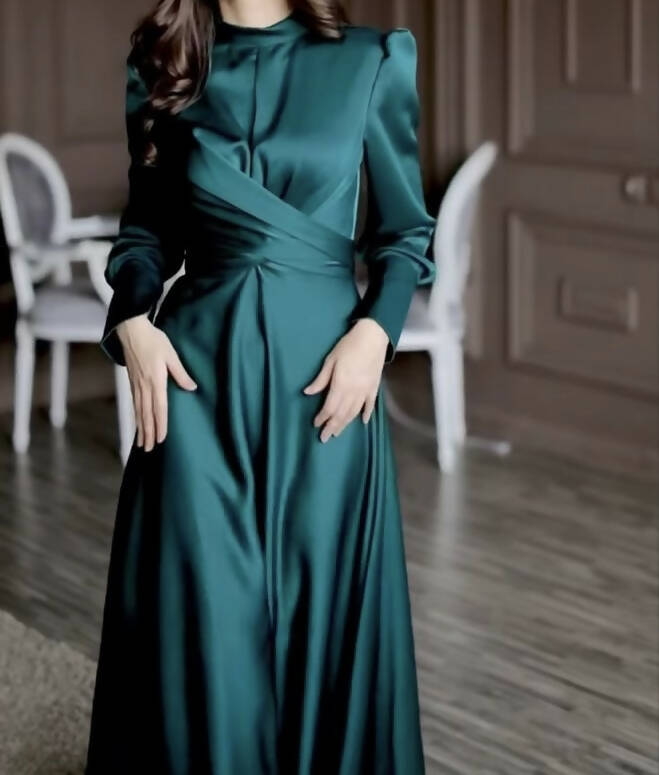 Sarah Premium Modest Gown Free hijab inc Sarah Premium Modest Gown Free hijab inc