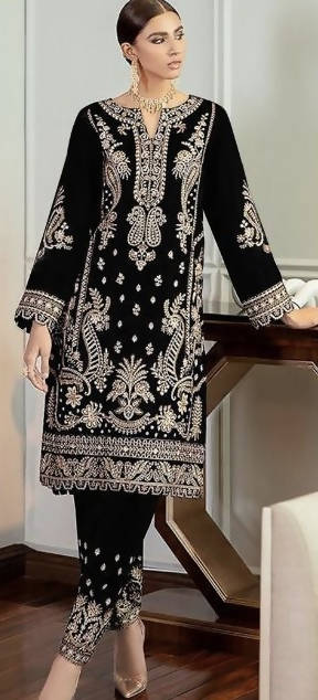 Maria B Georgette Pakistani Suit (3 PC) Maria B Georgette Pakistani Suit (3 PC)