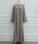 Lara Lace Edge Closed Abaya Maxi Dress (includes Matching Hijab)