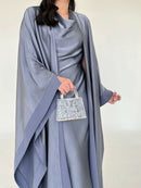 Silk abaya set 3+ colours