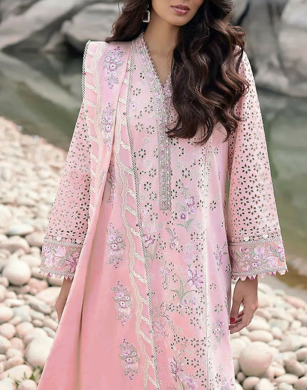 Baby pink Pakistani Dress 3 pc set