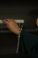 Danya Diamond Dazzle Open Abaya Set (2-Piece Set)