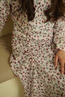 Summer is calling with this dress. This Floral Asymmetry Summer Dress is the fit for any occasion and event.