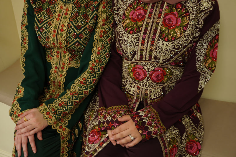 The Zaytoon Embroidered Palestinian Kaftan Thobe