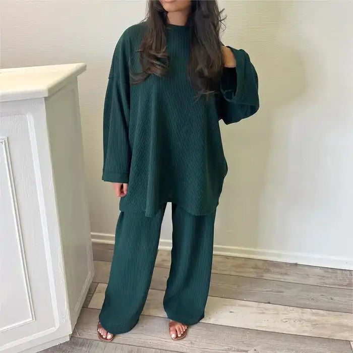 Celine Corduroy Co-ord Tunic Set (2 Piece Set)