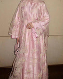 Ethereal Bloom Mesh Open Abaya