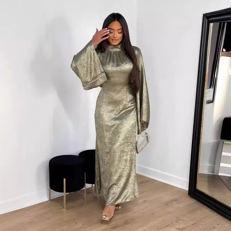 shiny party dresses reviews Stunning Shiny Sequin One Sleeve Sexy High Slit Formal Dresses, CP0668