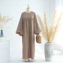 Maternity & Nursing Essential Balloon Sleeve Abaya