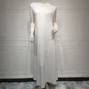 Tasneem Tie Dye Dubai Style Open Abaya Set (2-Piece Set)