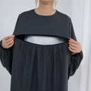 Maternity & Nursing Essential Balloon Sleeve Abaya