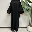 Maternity & Nursing Essential Abaya with Side Zipper