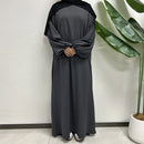 Maternity & Nursing Essential Abaya with Side Zipper