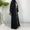 Leena Lace Frill Open Abaya (includes Match Hijab)