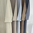 Fatin Fall Oversized Slit Sleeve Maxi Abaya Dress