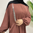 Maternity & Nursing Essential Abaya with Side Zipper
