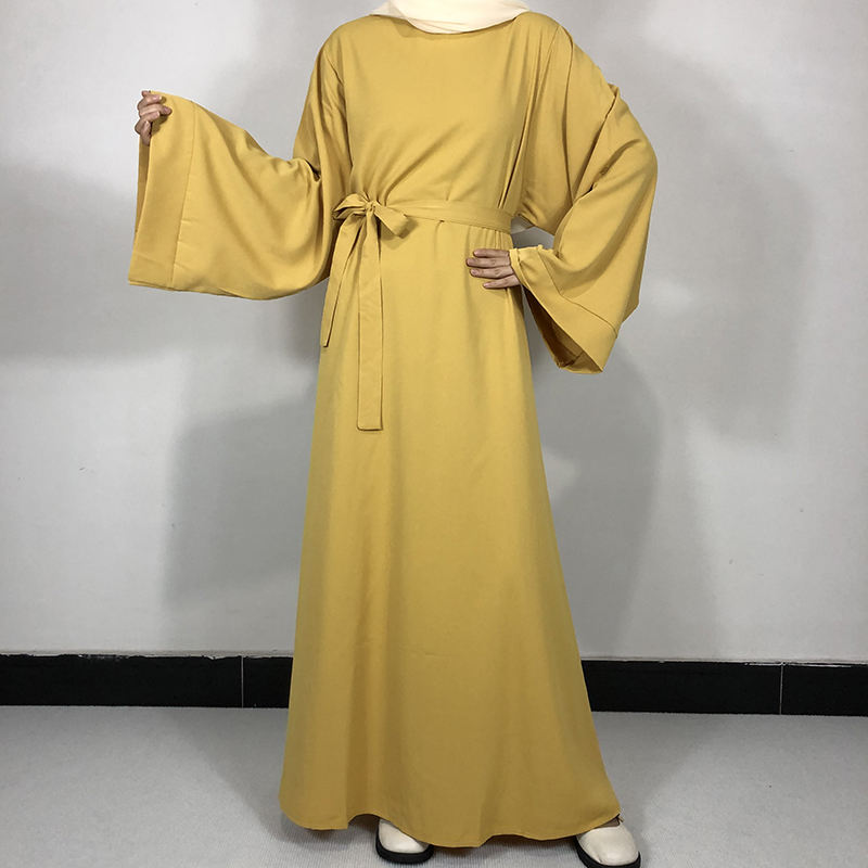 Classic Nida Maxi Abaya Dress
