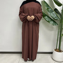 Maternity & Nursing Essential Abaya with Side Zipper