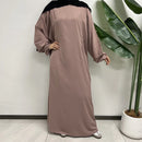 Maternity & Nursing Essential Abaya with Side Zipper