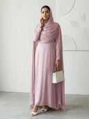 Luxury Amira Cape Sleeves Evening Dress