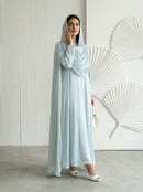 Luxury Amira Cape Sleeves Evening Dress