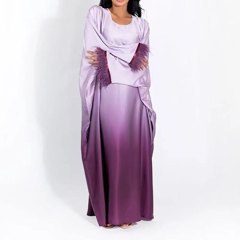 purple ombre dress with sleeves Purple Ombre Sequin Prom Dresses with Short Sleeve, Sparkly Quinceanera Dresses BG028 Custom Colors / 20W