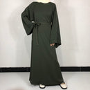 Classic Nida Maxi Abaya Dress
