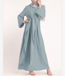 Wrap Belt Maxi Dress