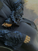 Sabeel Blue Embellished Abaya