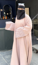 Adara flower embellished abaya MADE IN UAE