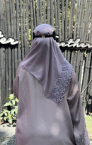 Adara flower embellished abaya MADE IN UAE