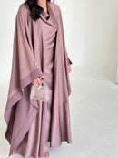 Silk abaya set 3+ colours