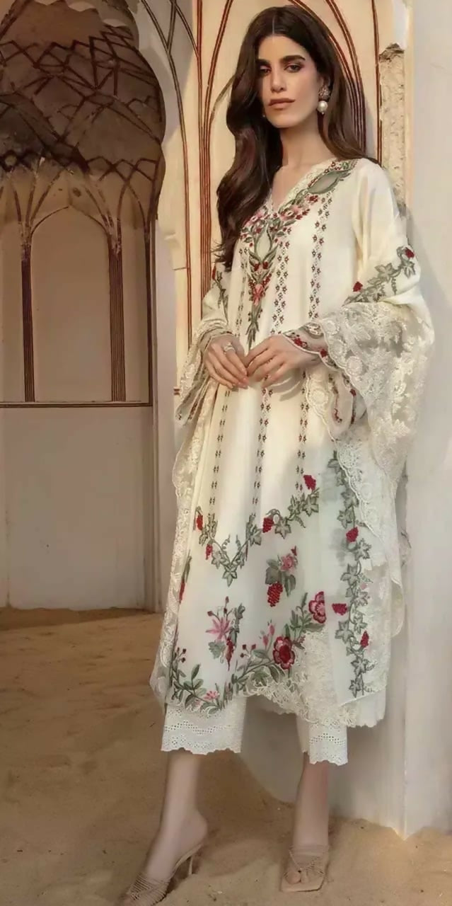 Pakistani Dress 3 Pc Set