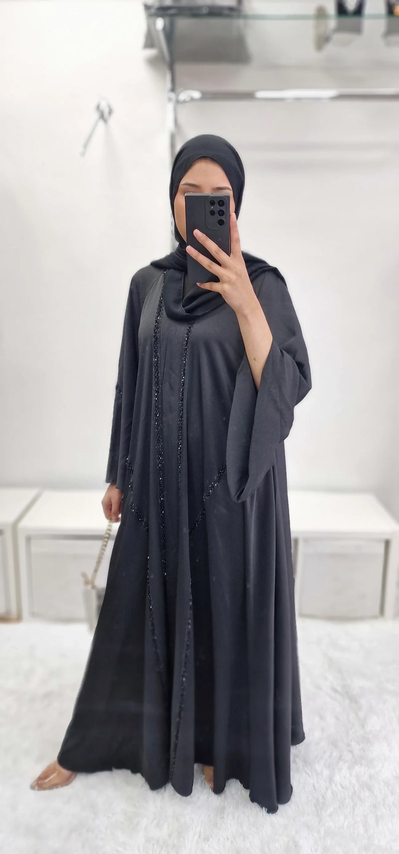 Khadija Abaya Black UAE