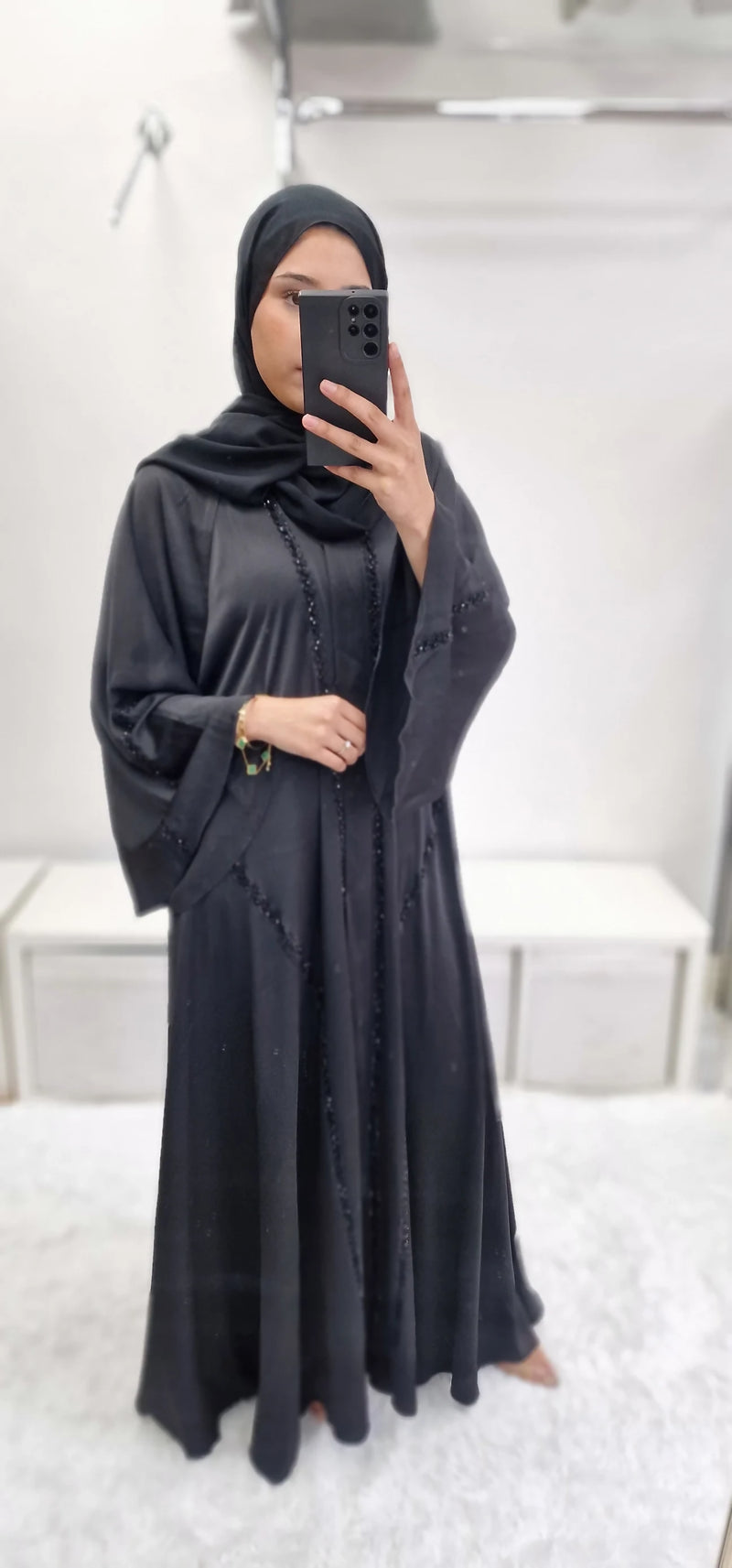 Khadija Abaya Black UAE